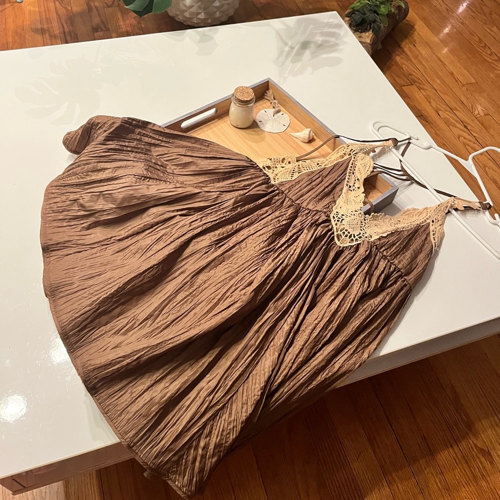 FREE PEOPLE COMFY UNIQUE DRESS